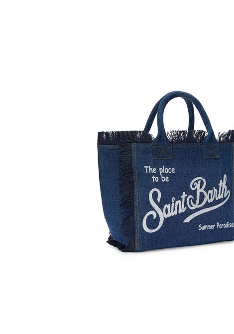 Borsa media in canvas SAINT BARTH | COL0001 COLETTE00431L DENIM DARK